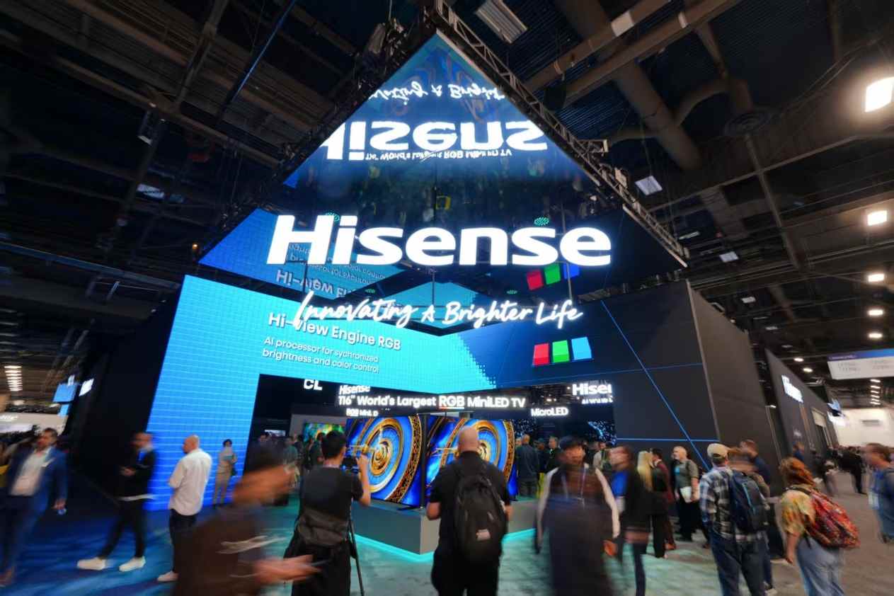CES 2026海信展AI技术融合创新 RGB-Mini LED定义显示新标准(图1)