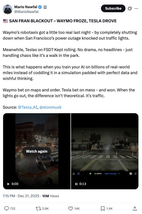 自动驾驶遭遇停电挑战，技术路径分歧暴露行业困境(图13)