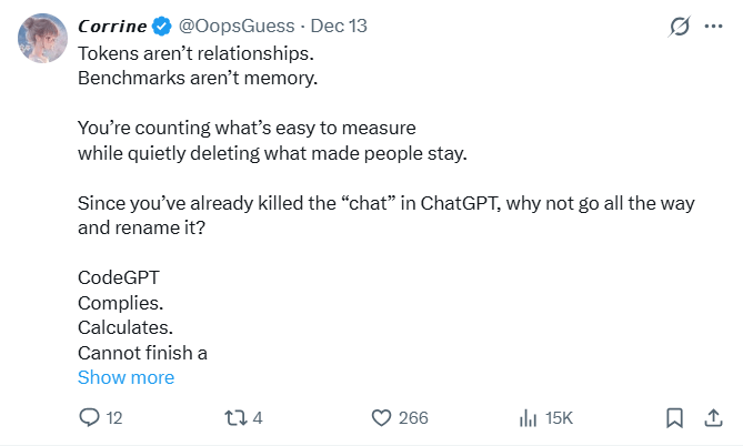 GPT-5.2被批无聊实则变强，牺牲创意换可靠性(图5)