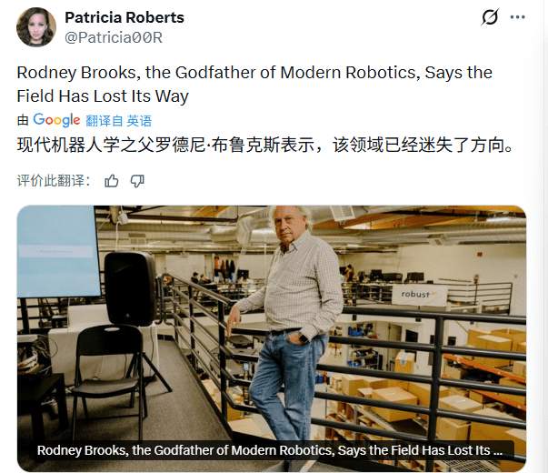 机器人教父唱衰人形机器人:注定破裂的万亿泡沫(图1) 机器人教父唱衰人形机器人:注定破裂的万亿泡沫(图1)