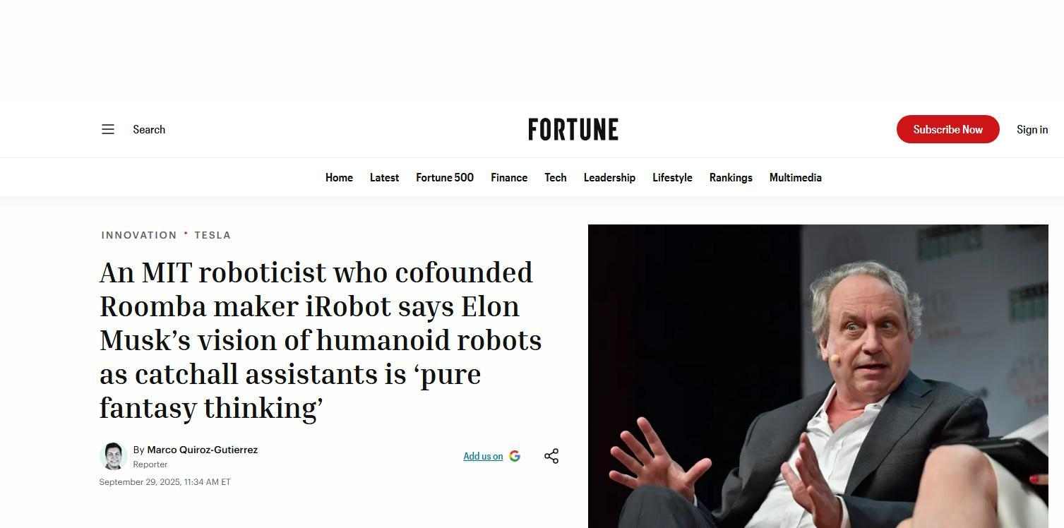 机器人教父唱衰人形机器人:注定破裂的万亿泡沫(图5) 机器人教父唱衰人形机器人:注定破裂的万亿泡沫(图5)