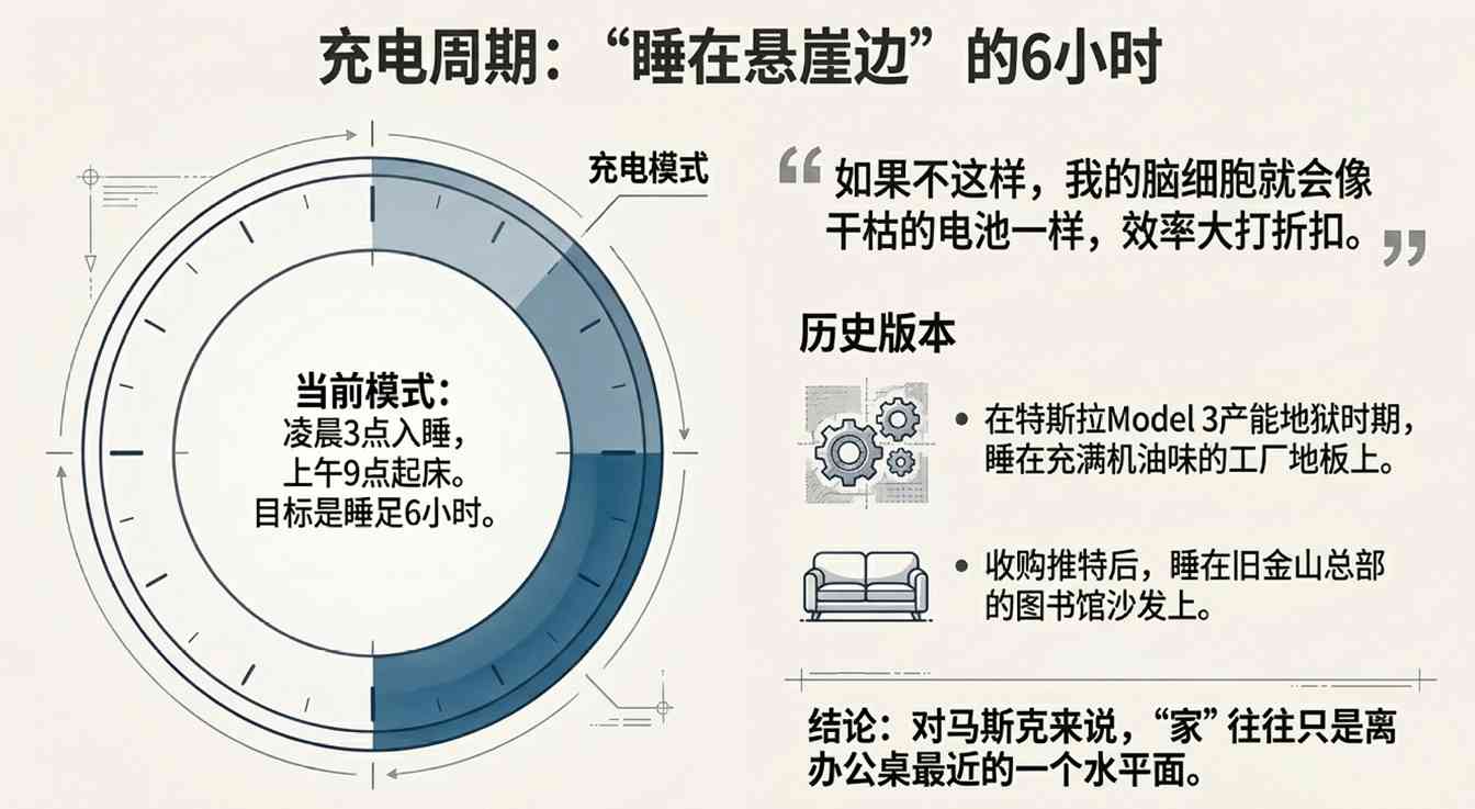 马斯克极限作息曝光：每天16小时工作制背后的疯狂日程(图2)