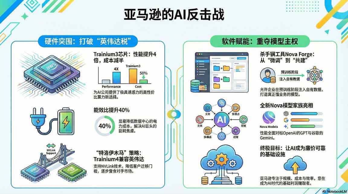 亚马逊AI芯片挑战英伟达霸权 训练成本直降50%(图1)