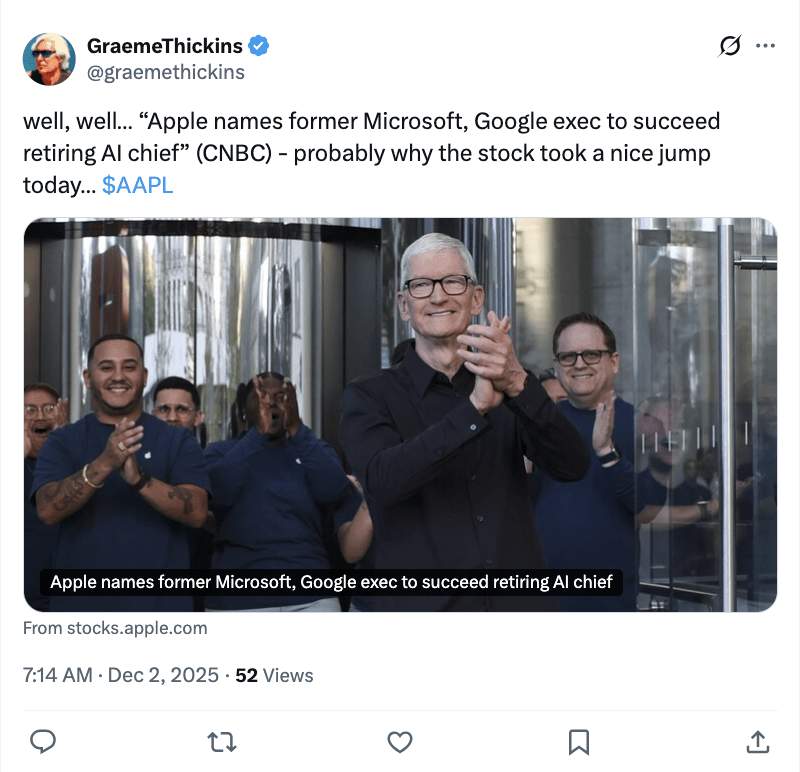 苹果AI掌门人换帅：谷歌DeepMind前高管临危受命救场(图7)