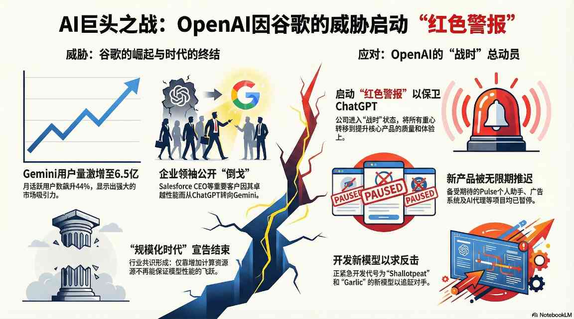 OpenAI启动红色警报应对谷歌竞争 ChatGPT面临用户流失危机(图1) OpenAI启动红色警报应对谷歌竞争 ChatGPT面临用户流失危机(图1)
