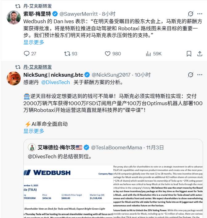留住马斯克，要花“一万亿”？特斯拉股东将投下(图1)